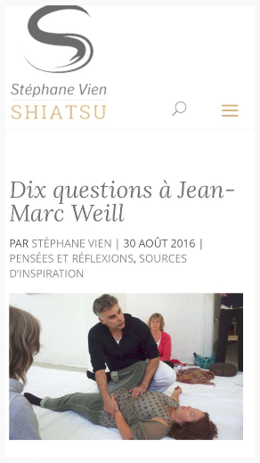 séances de shiatsu par Jean-Marc WEILL